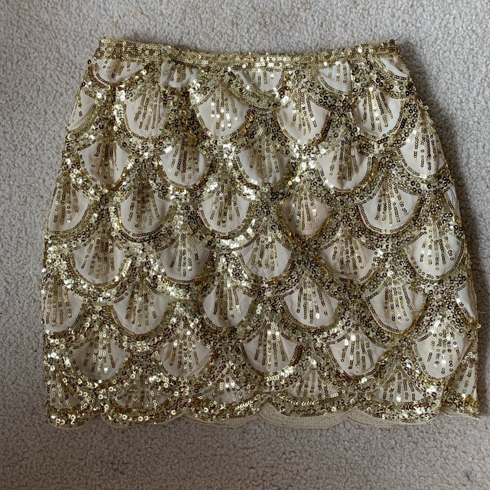 Sequin skirt